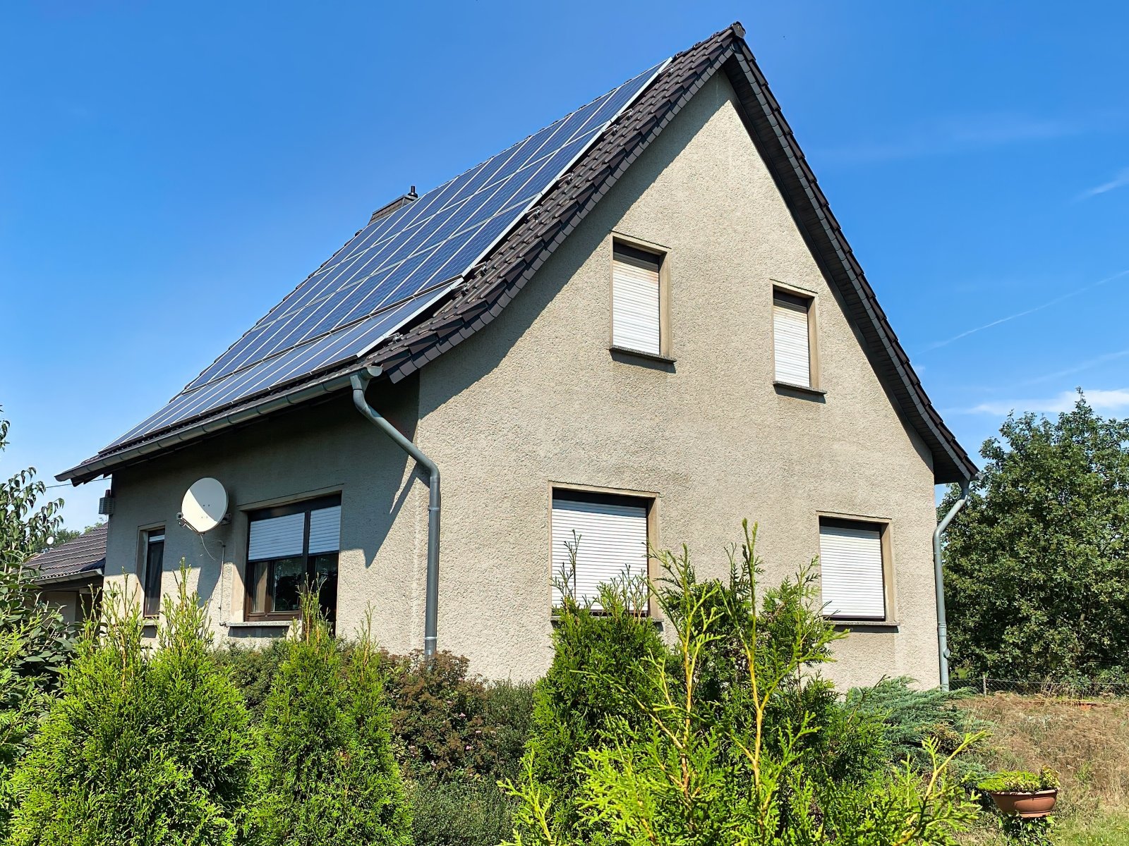 Einfamilienhaus Seitenansicht