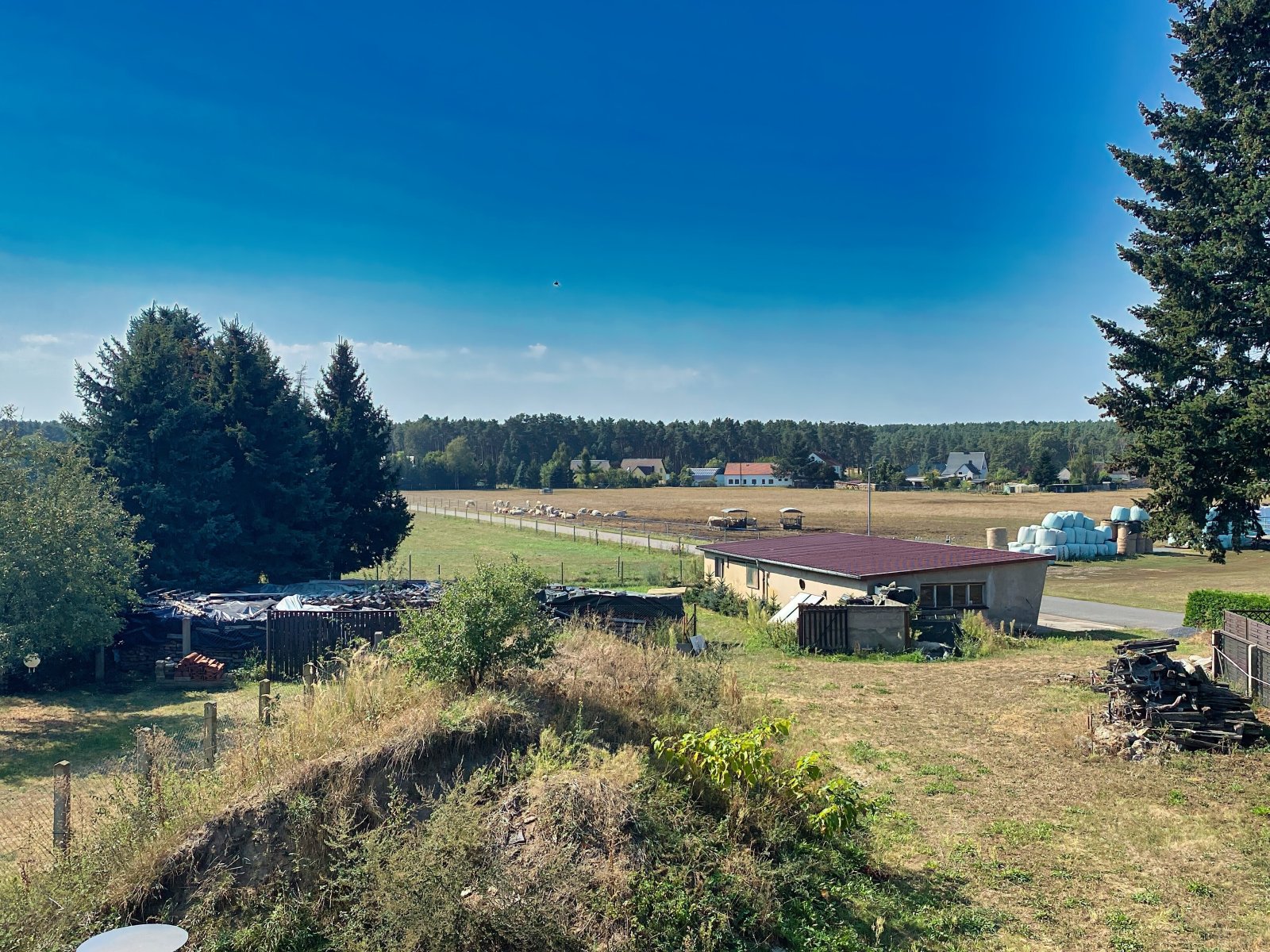 Blick von der Dachterrasse