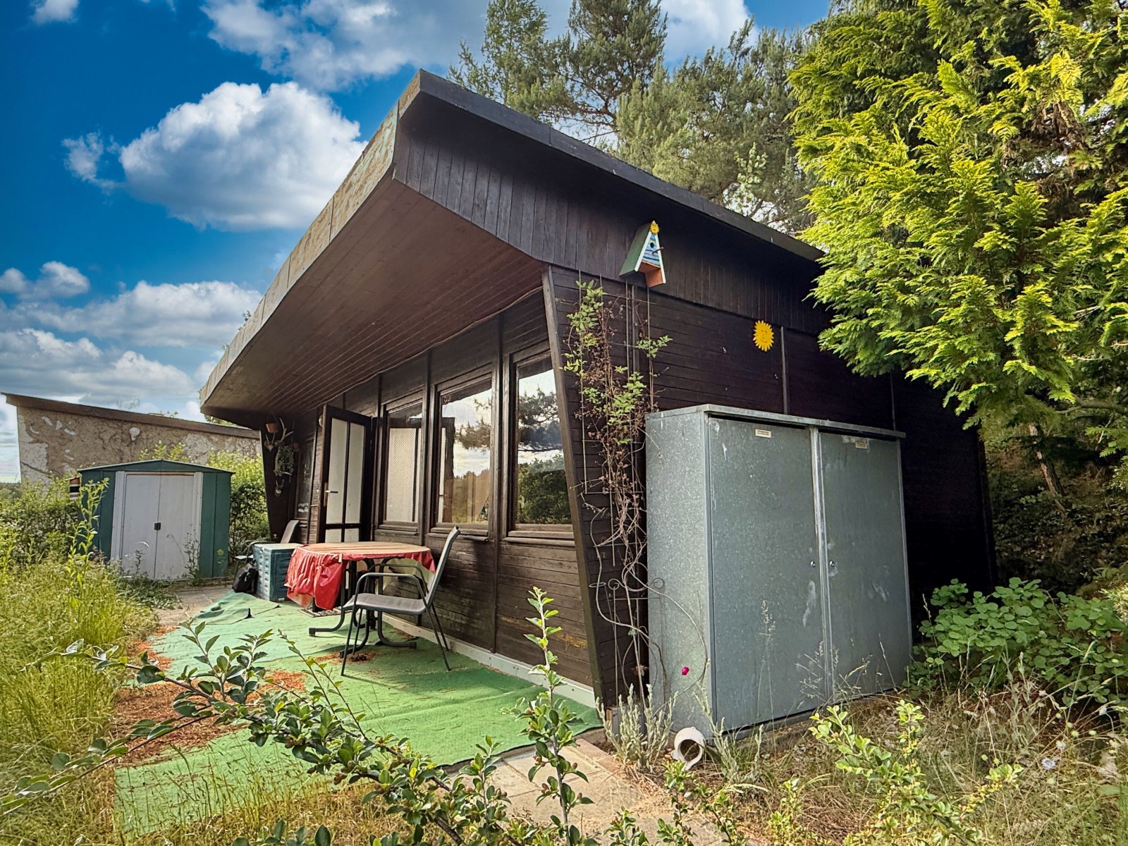 Gemütlicher Wochenendbungalow in naturnaher Lage in Bad Schmiedeberg OT Großwig Gemütlicher Wochenendbungalow in naturnaher Lage in Bad Schmiedeberg OT Großwig